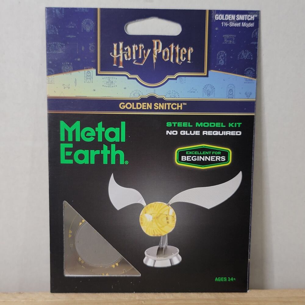 Metal Earth Harry Potter Golden Snitch - NEW / SEALED